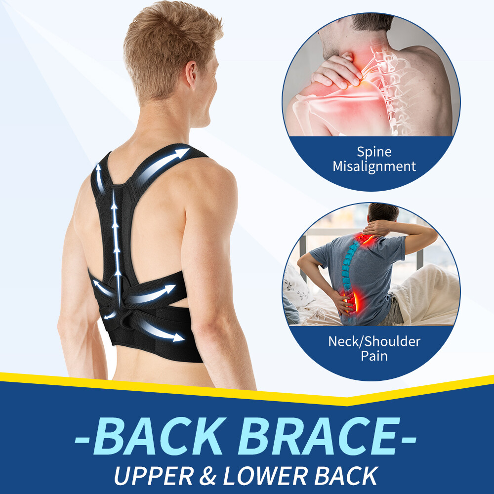 Posture Corrector Brace for Upper Back Thoracic Spine Unisex Pain Relief Corset