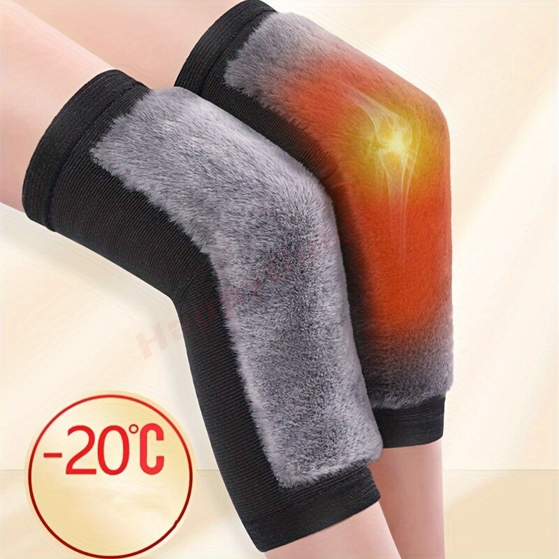 Winter Warm Knee Pads Women Men Elderly Cold Leg Arthritis Kneepad Knee Support