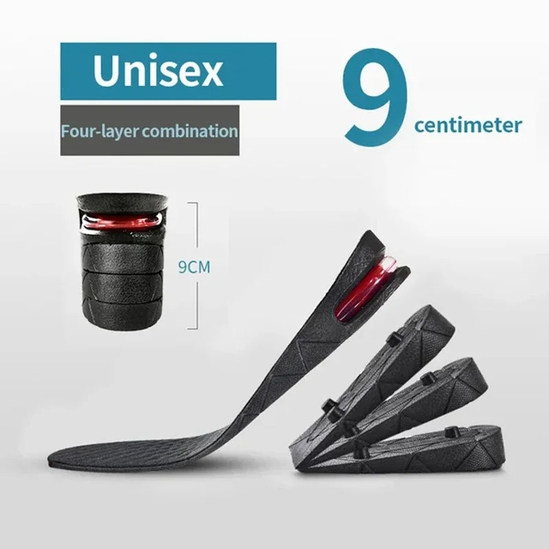 NEW 1Pair Height Increase Insole for Feet 3cm 5cm 7cm 9cm Variable Height Shoes