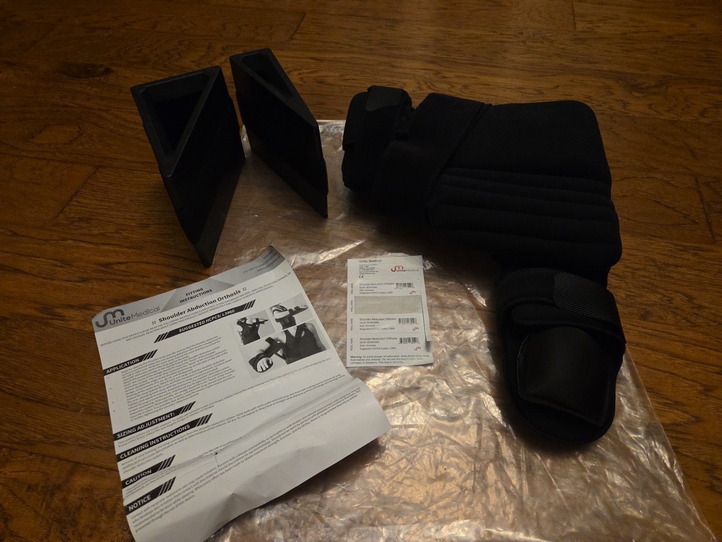 NEW Unite Medical Universal Shoulder Abduction Orthosis New Model L3960