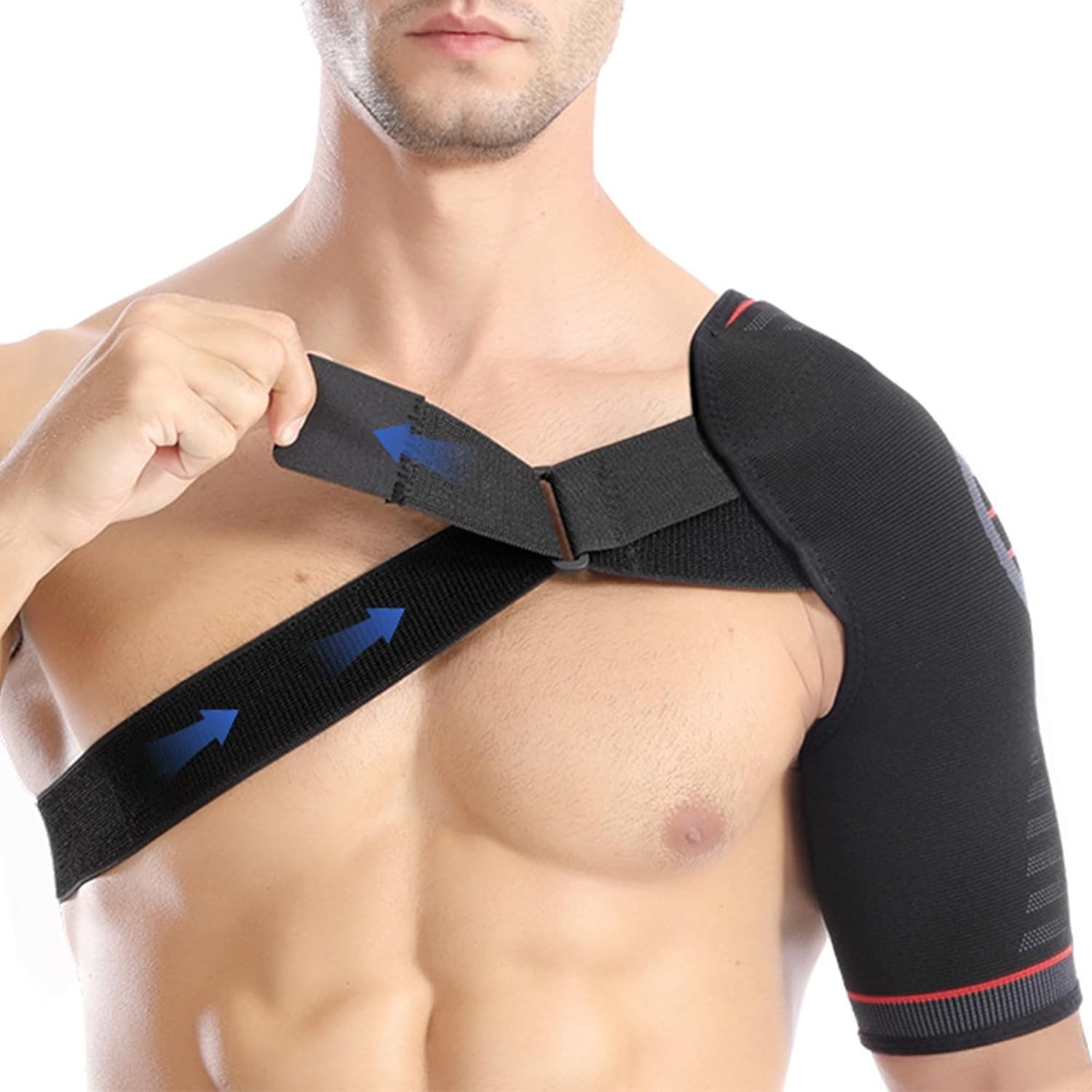 Hombrera Manga de Soporte Y Compresion Para Manguito Rotador Desgarrado Alivio