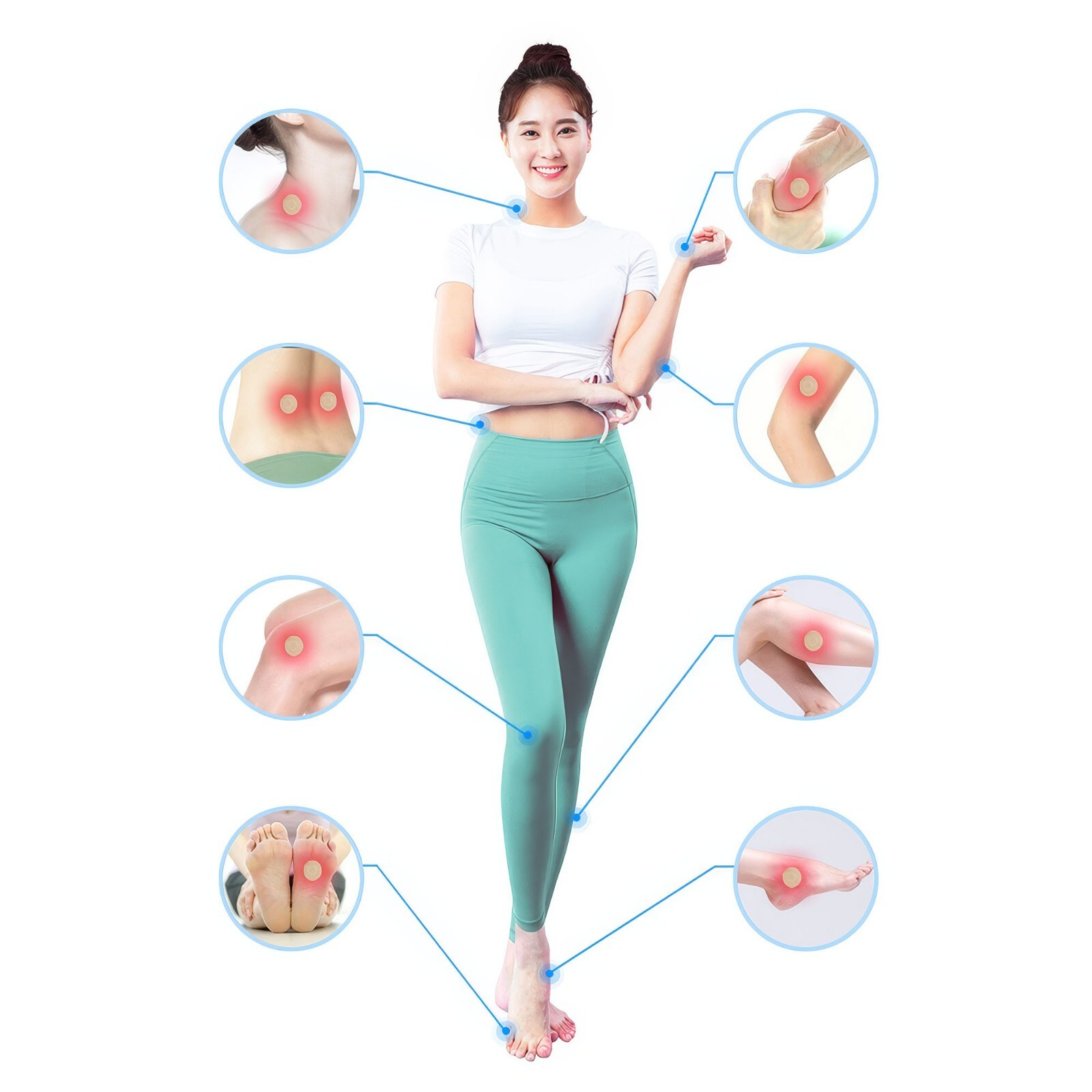 Anapa Microcurrent Patch Full Body Pain Ache Relief Reduce Muscle Fatigue