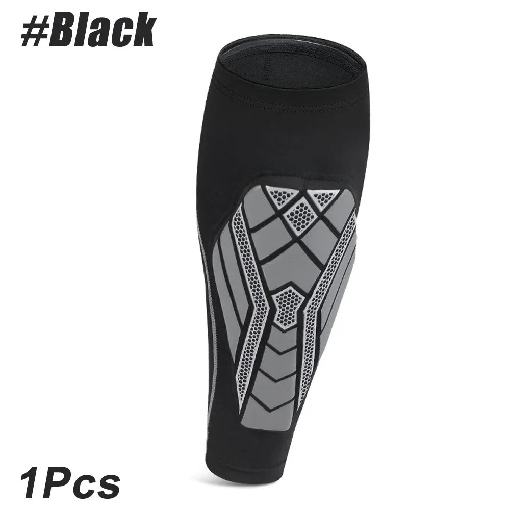 1Pcs Calf Compression Sleeves with EVA Pad for Men Women, Leg Support for Shin S