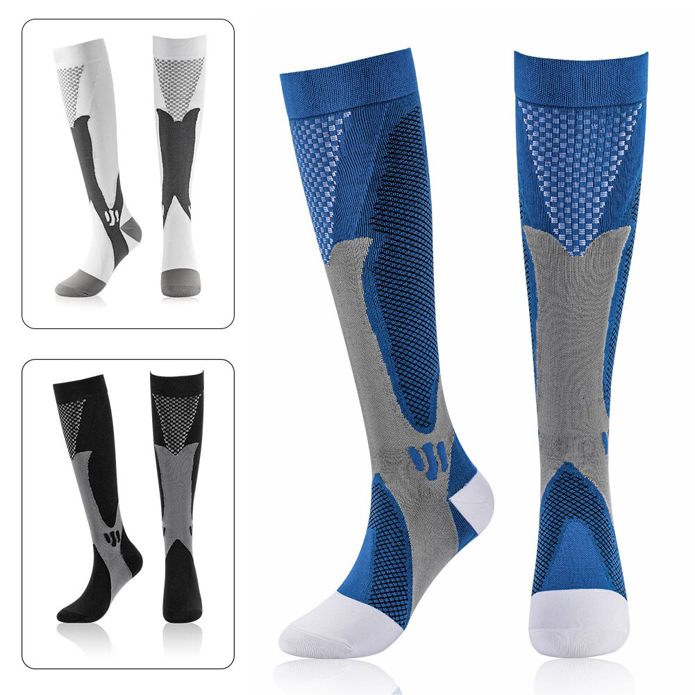 2Pair Medical Sport Compression Socks for Men&Women, 20-30mmhg Run Nurse Socks