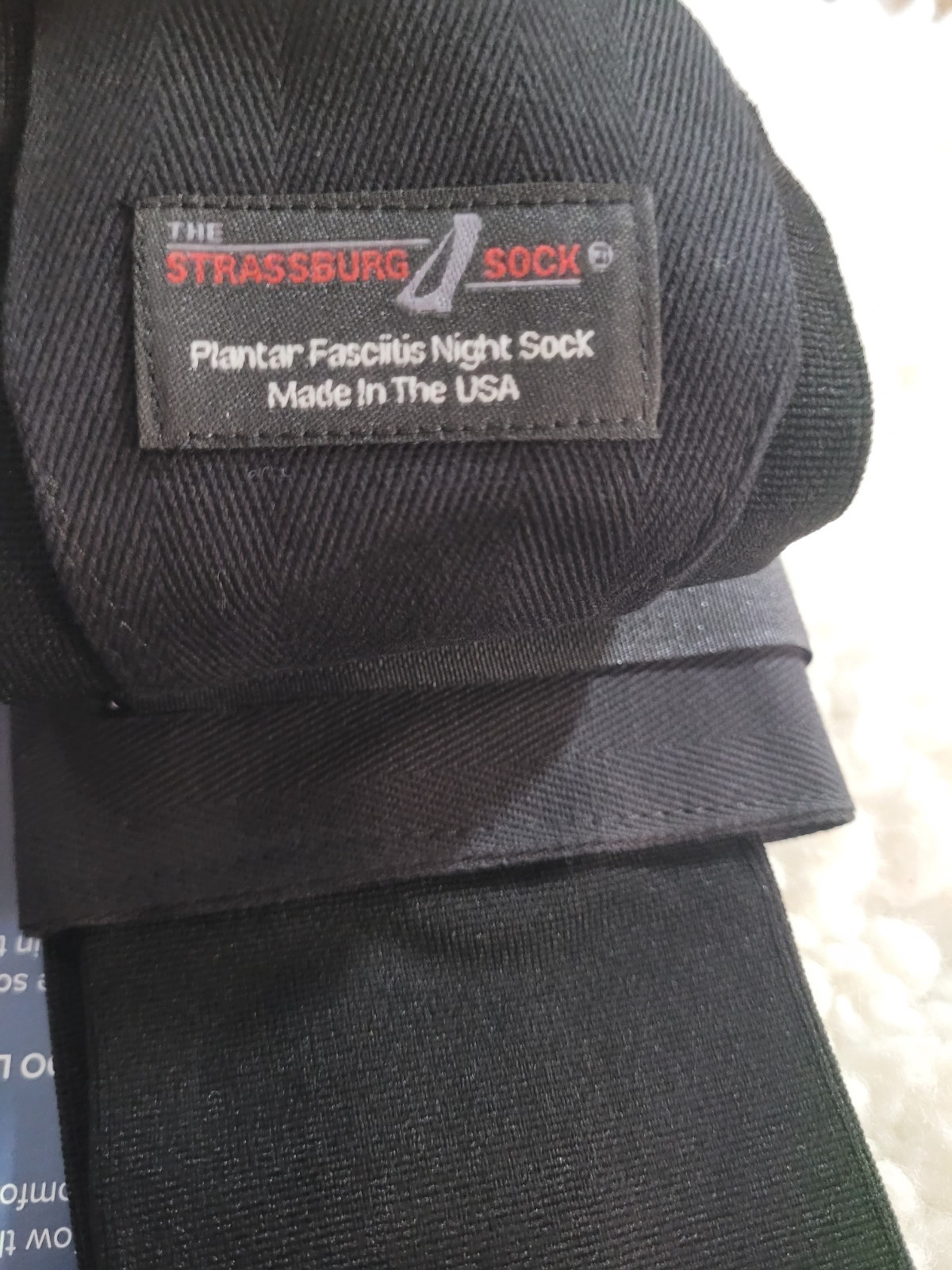 Strassburg Sock/Regular Size/ Plantar Fasciitis Night Sock/Fits Calf Up To 16″