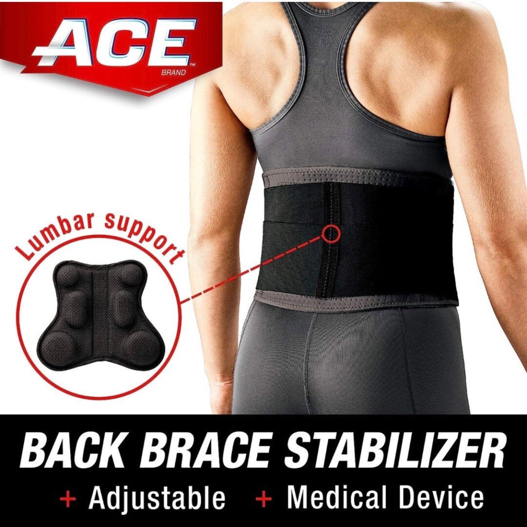 ACE Deluxe Back Stabilizer With Lumbar Support Adjustable