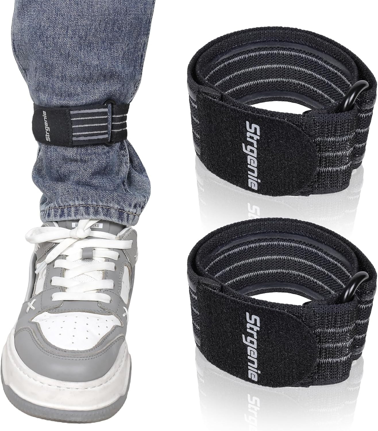 Adjustable Anti-Slip Elastic Boot Straps for Cowboy Boots and Pants