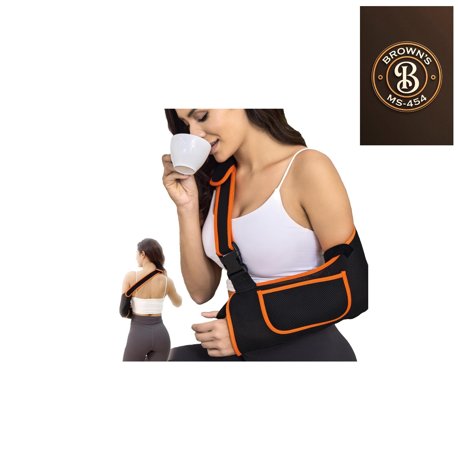Arm Sling for Women&Men with Enhanced Size Adjustable Sling for Arm Support, …