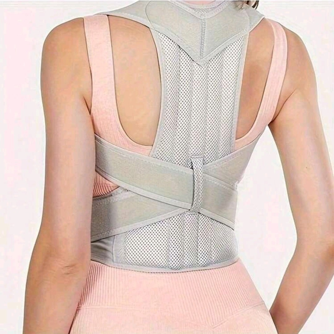 Ergonomic Back Support Brace – Adjustable Elastic Support, Breathable Fabrics