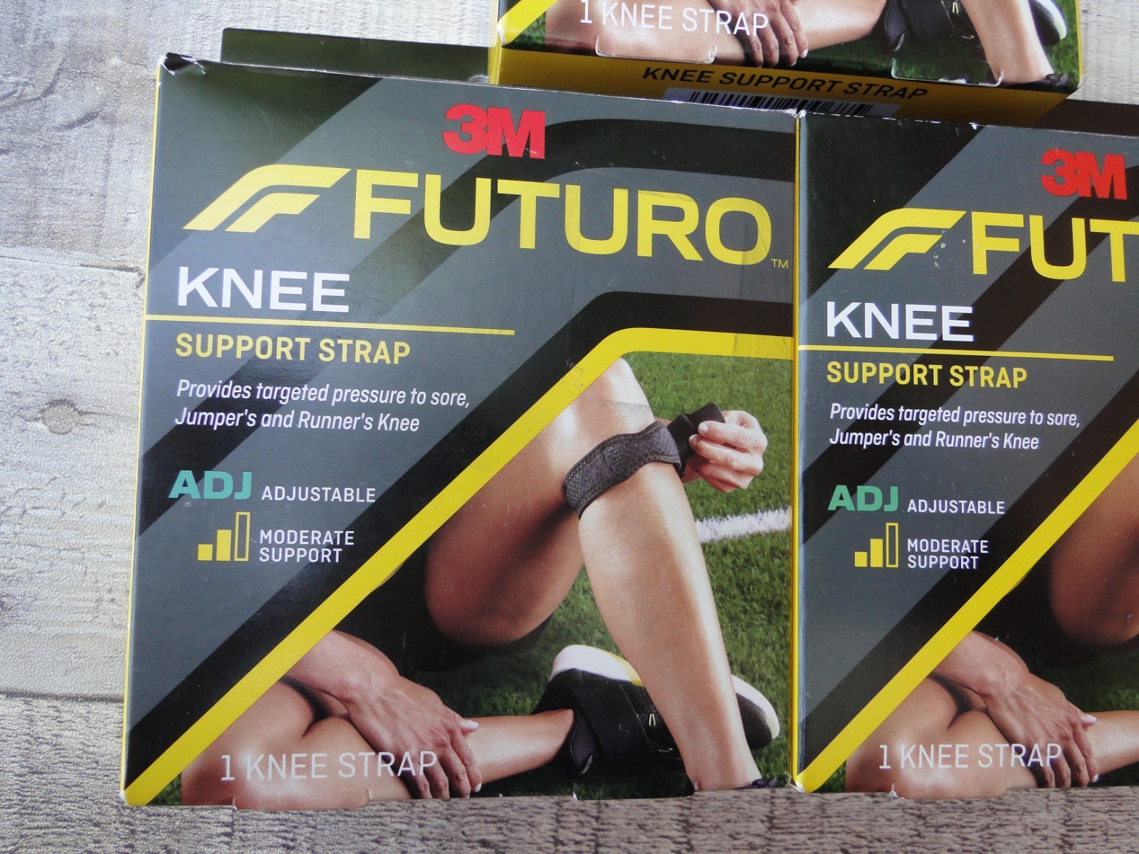 3 Futuro 3M Knee Support Strap Adjustable Moderate Support Targeted Pressure