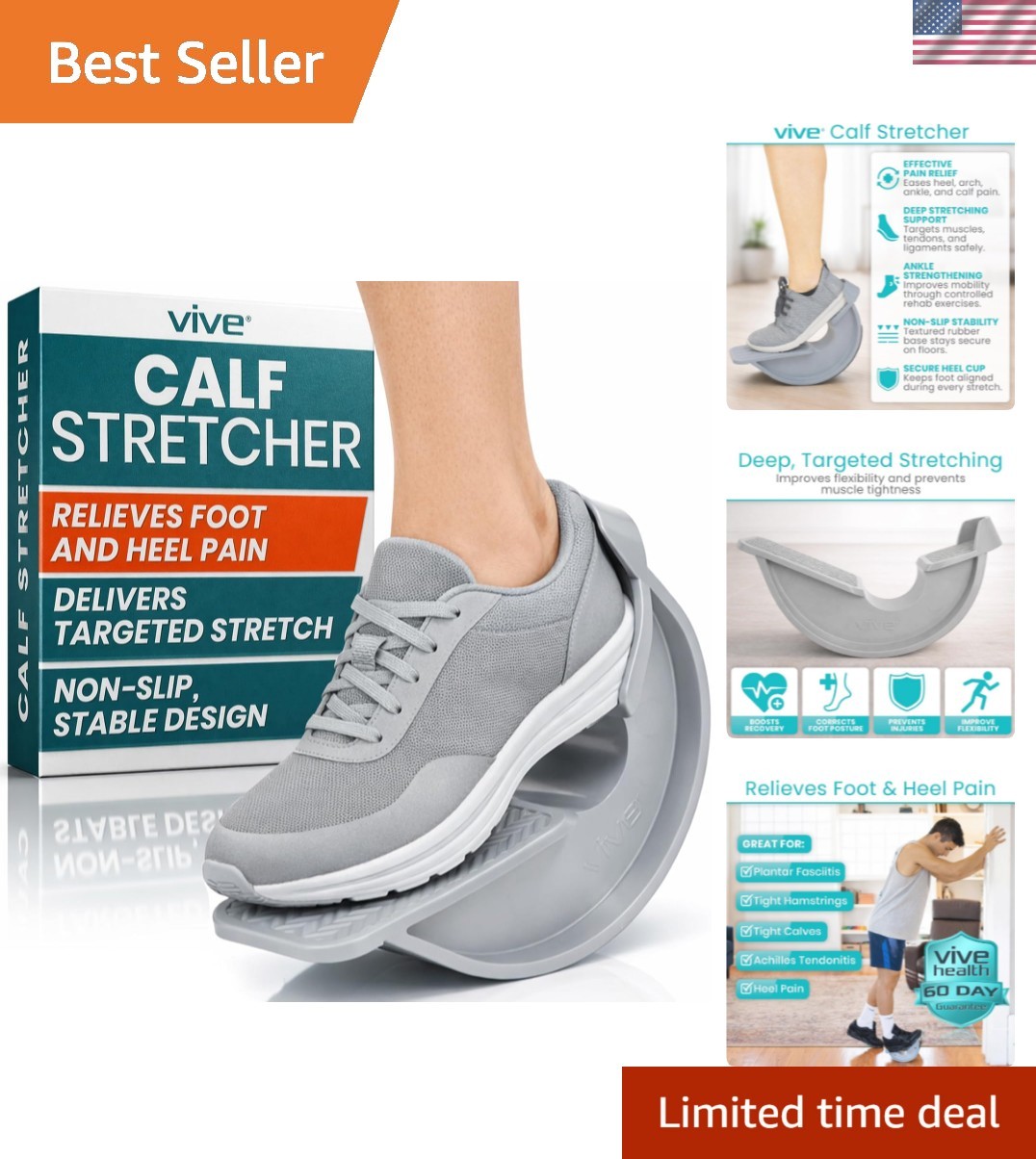 Foot Rocker – Calf Stretcher for Achilles Tendinitis, Heel, Feet, Shin | Spli…
