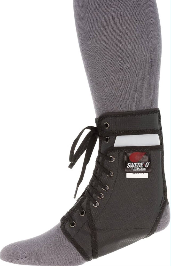 Swede-O Tarsal Lok Ankle Brace lace up BLACK SMALL NEW In Package