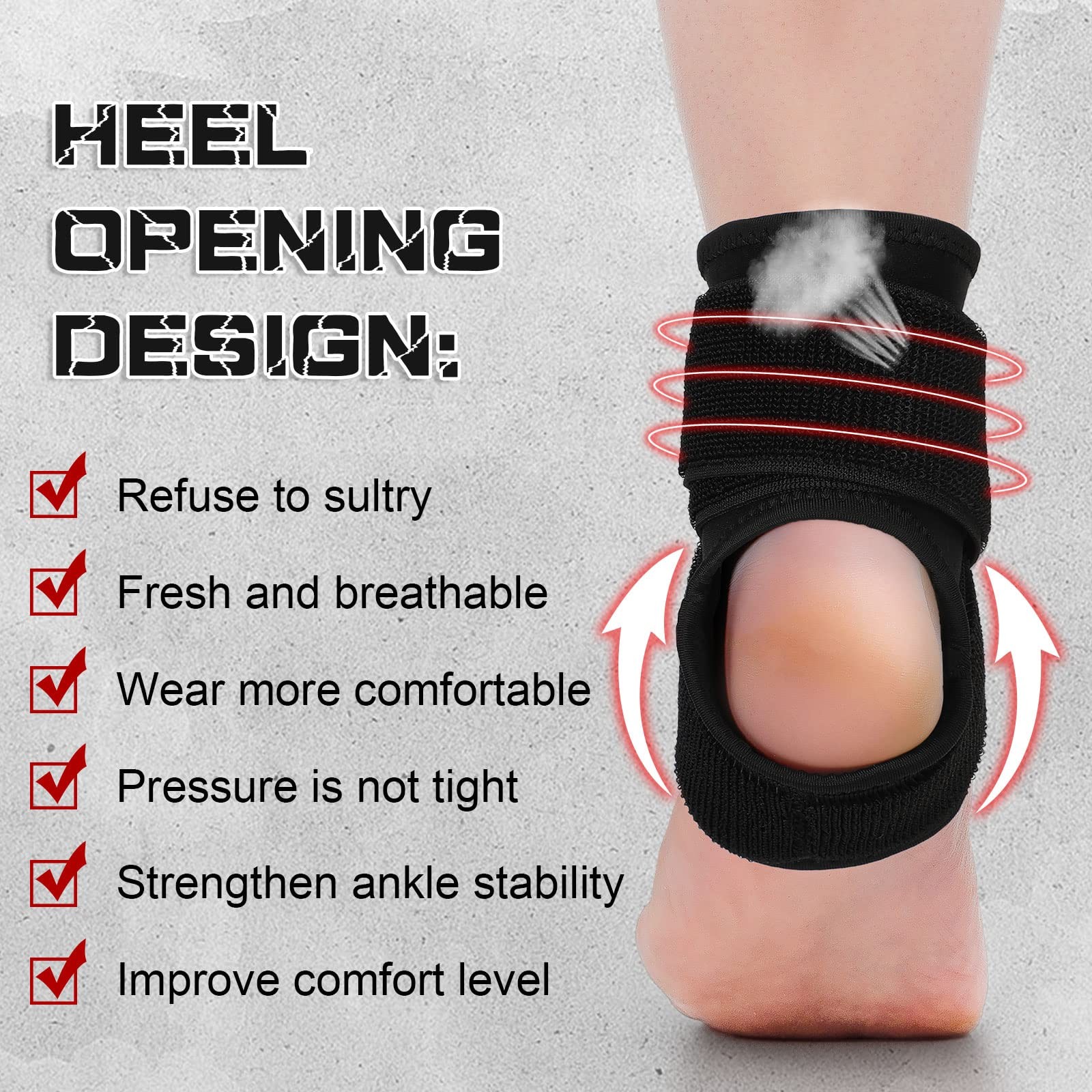2 Pcs Ankle Brace Kid Ankle Support Youth Neoprene Lace up Compression Sleeve…
