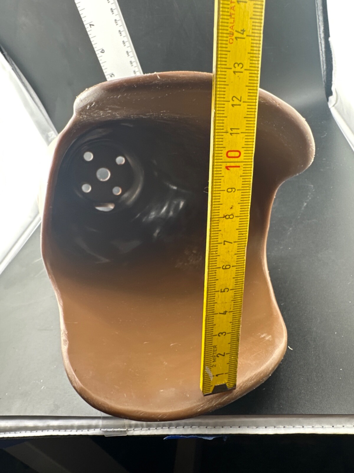 Below knee prosthetic socket. Not for medical use, left