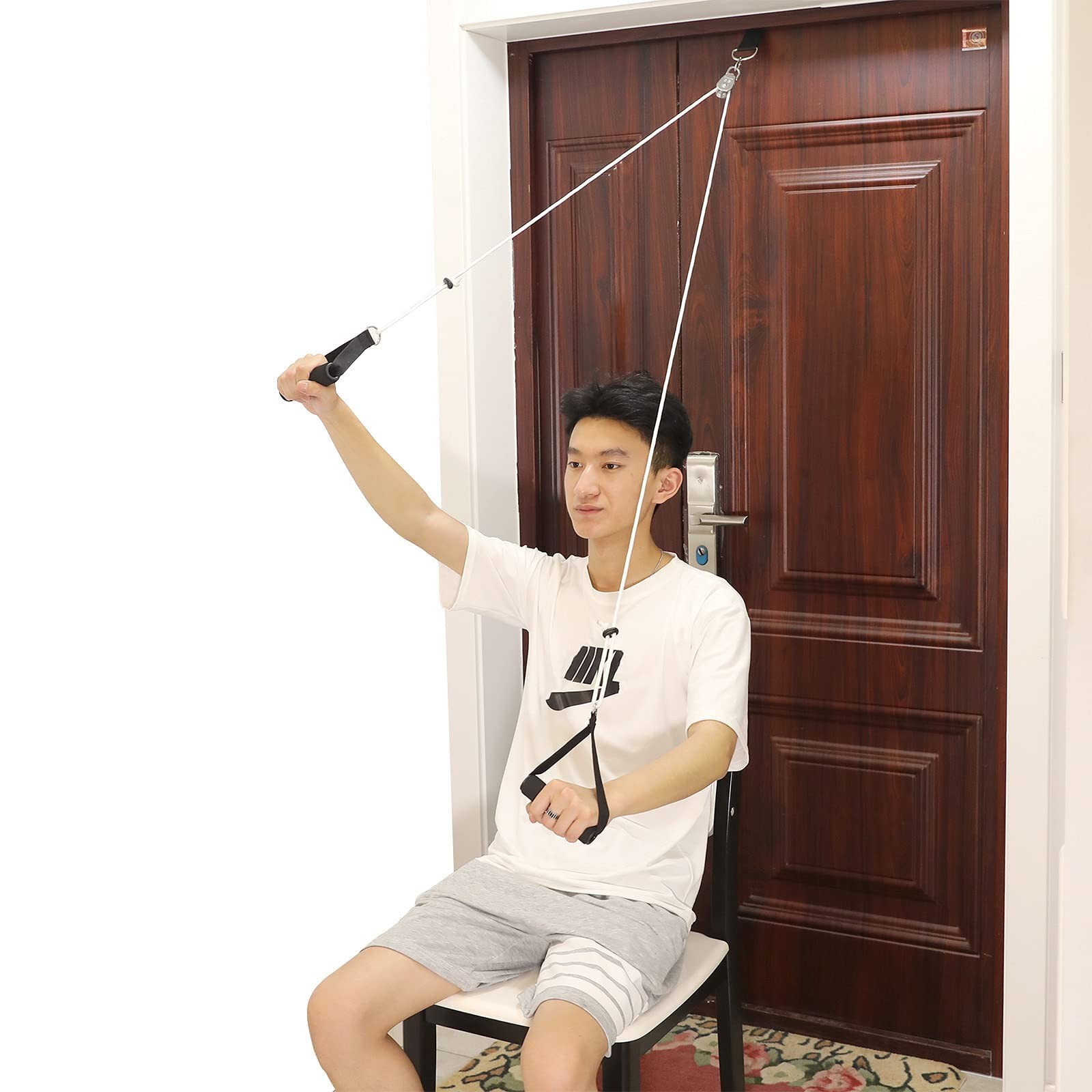 Shoulder Pulley, Over The Door Pulley System for Shoulder Rehab, Shoulder Exerci