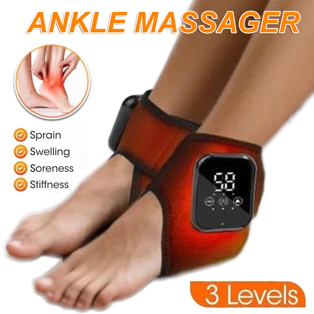 Foot Renew Triple Method Massager Heat Vibration for Heel Arch Ankle Neuropathy