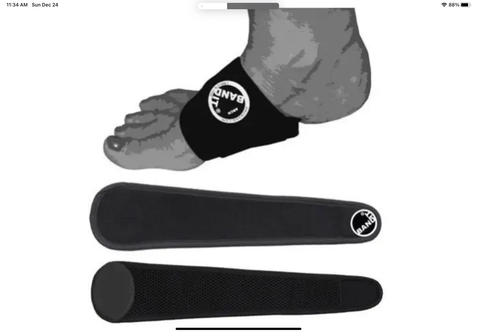 Arch Band IT Plantar Fasciitis Heel Foot Pain Support 2 Pack
