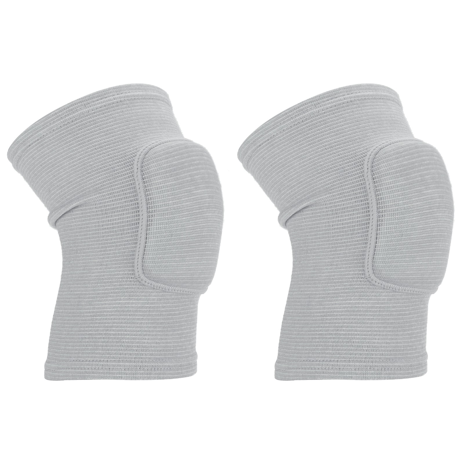 2 Pcs S Dance Knee Pads Ski Knee Pads Volleyball Protective Sponge Brace Gray