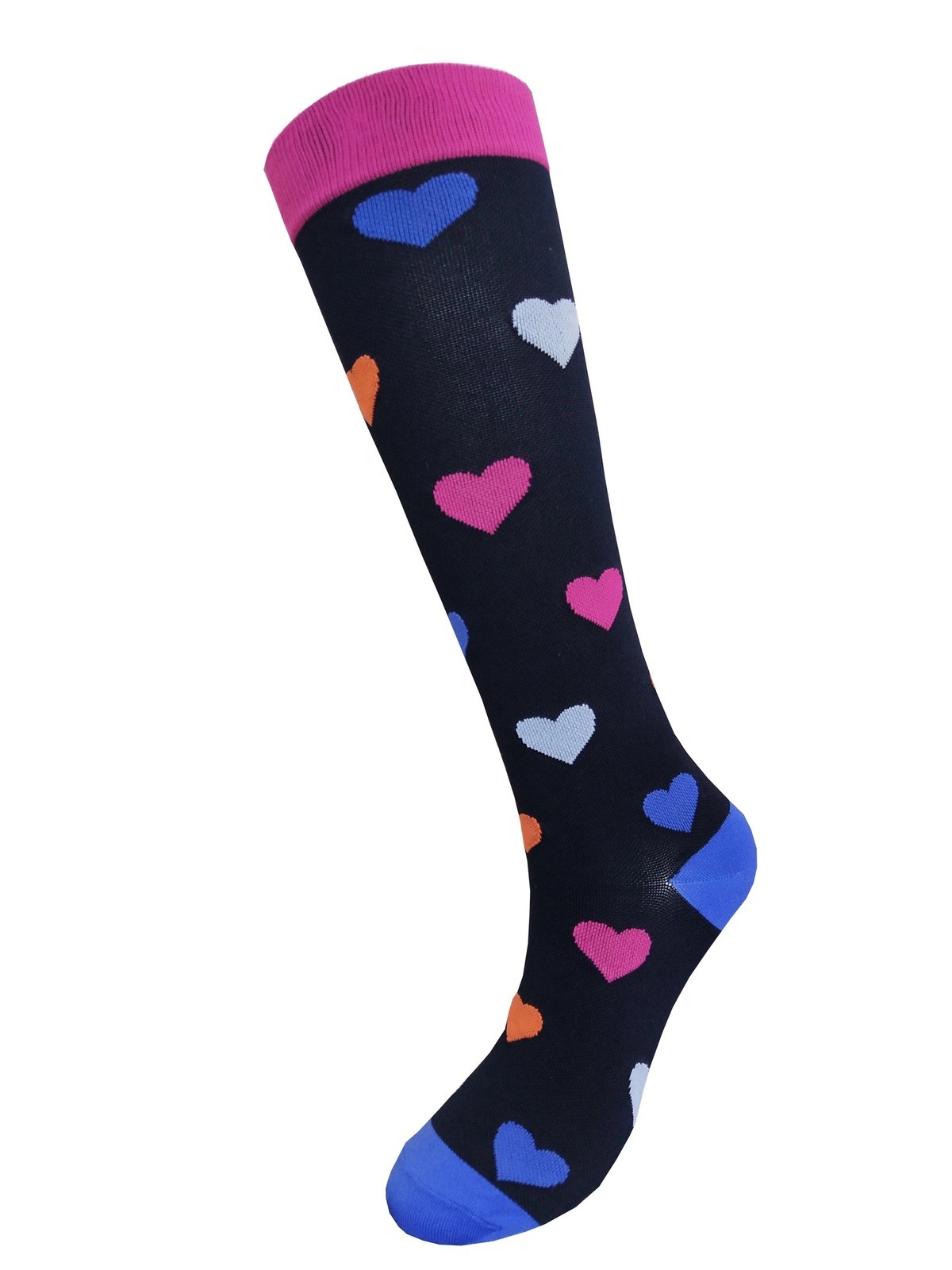 6 Pack of Compression Socks Stockings Women Knee High 20-30Mmg Medical Running