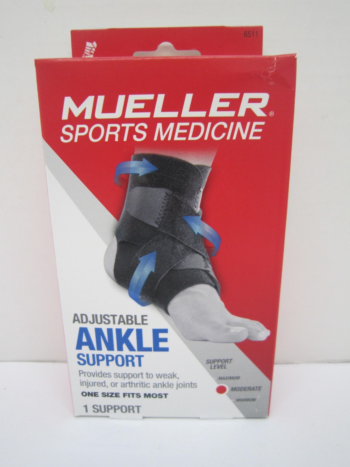 Mueller Sports Medicine Adjustable Left/Right Ankle Stabilizer Maximum Support