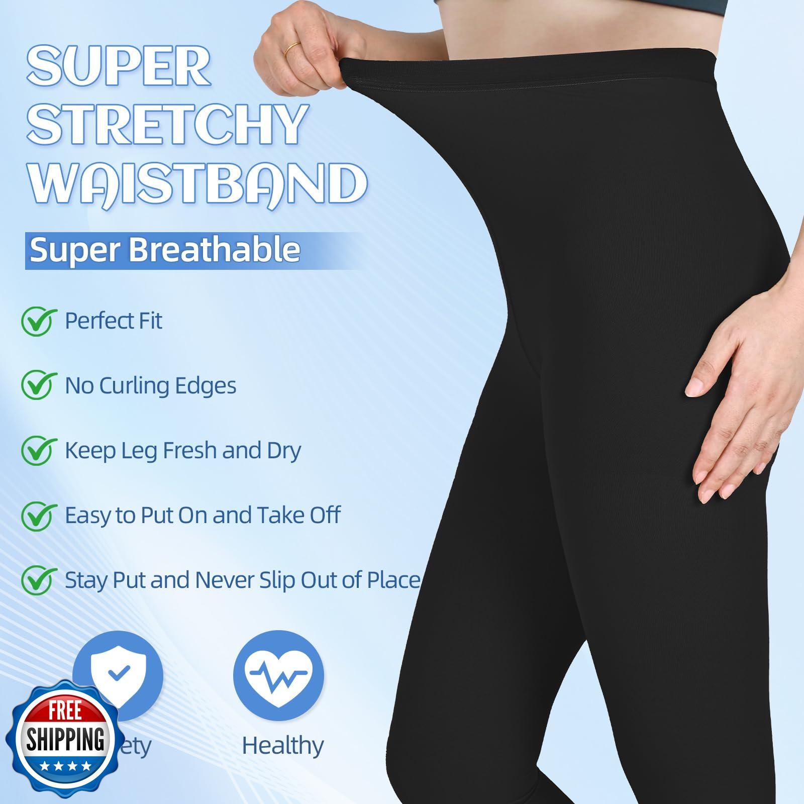 Wegitcs Compression Pantyhose for Women and Men, Open Toe 20-30 mmHg Medical