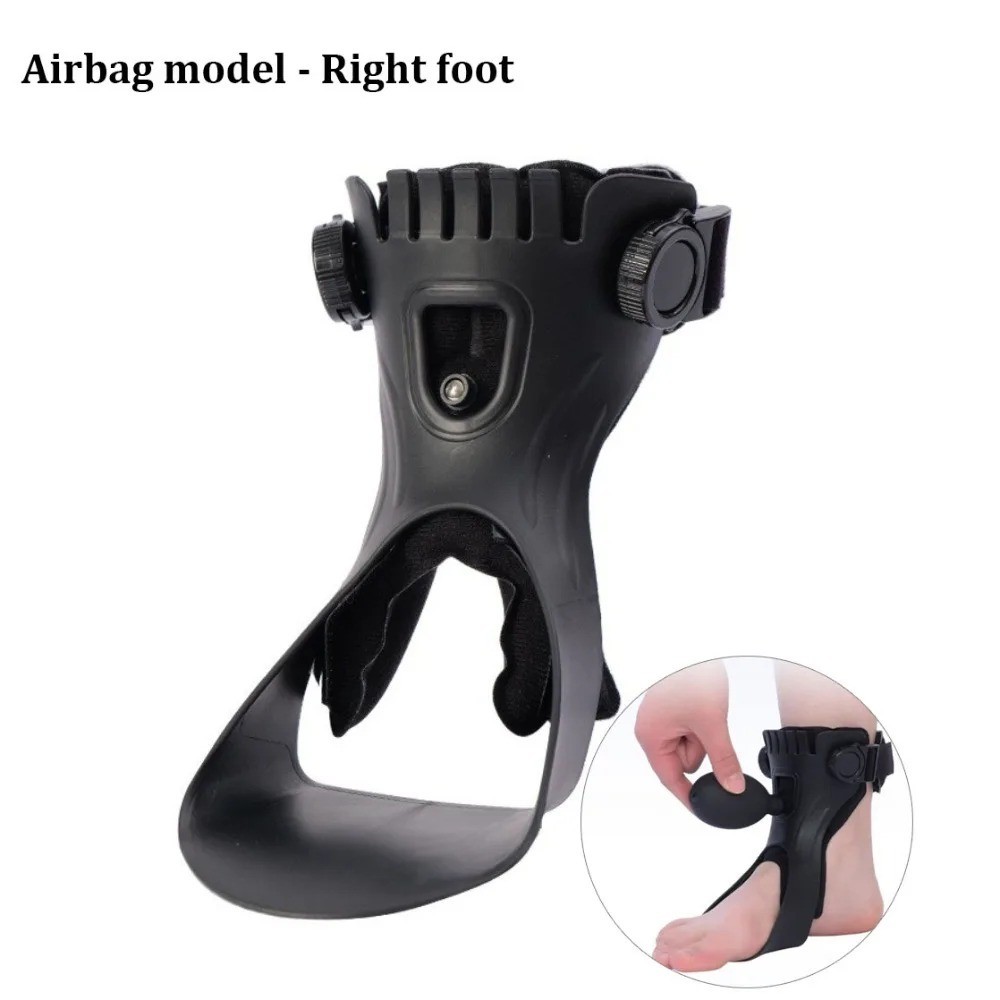 Drop Foot Brace Orthosis Ankle Support With Comfortable Inflatable Airbag US
