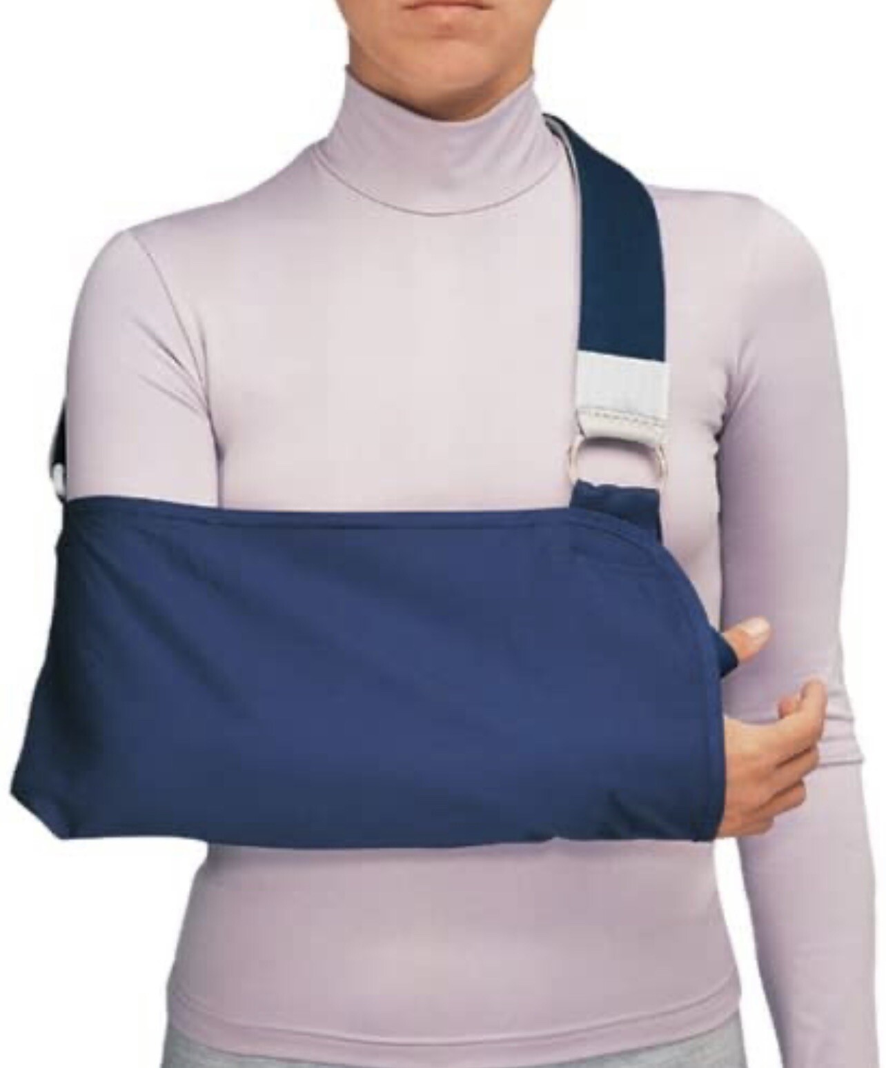 ProCare 79-84155 Blue Vogue Medium Arm Sling 8” Envelope Size Depth, 15” Length