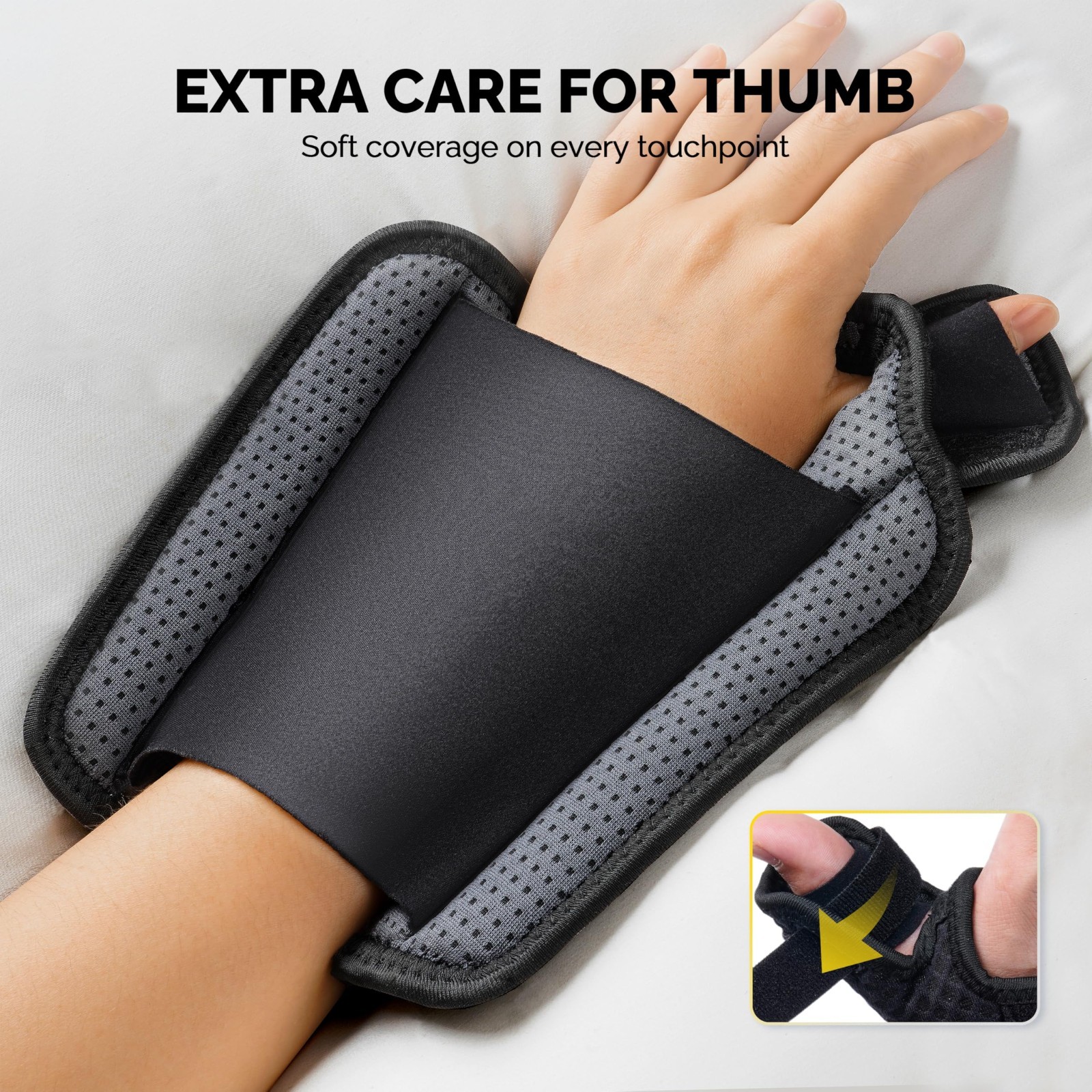 Ergonomic Thumb Brace for Trigger Thumb & De Quervain’s – Lightweight Wrist Supp