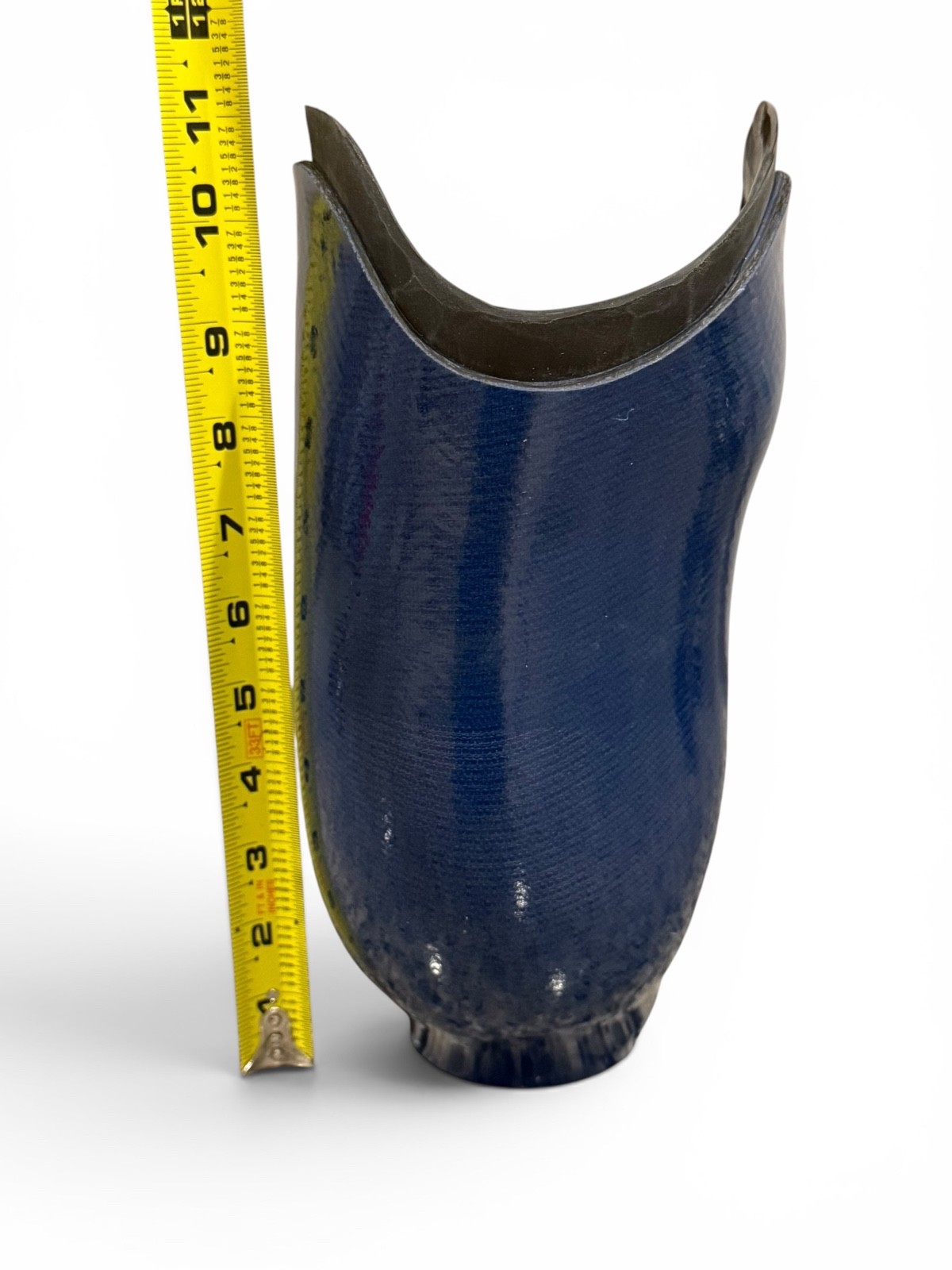 Right below the knee prosthetic socket. Not for medical use.