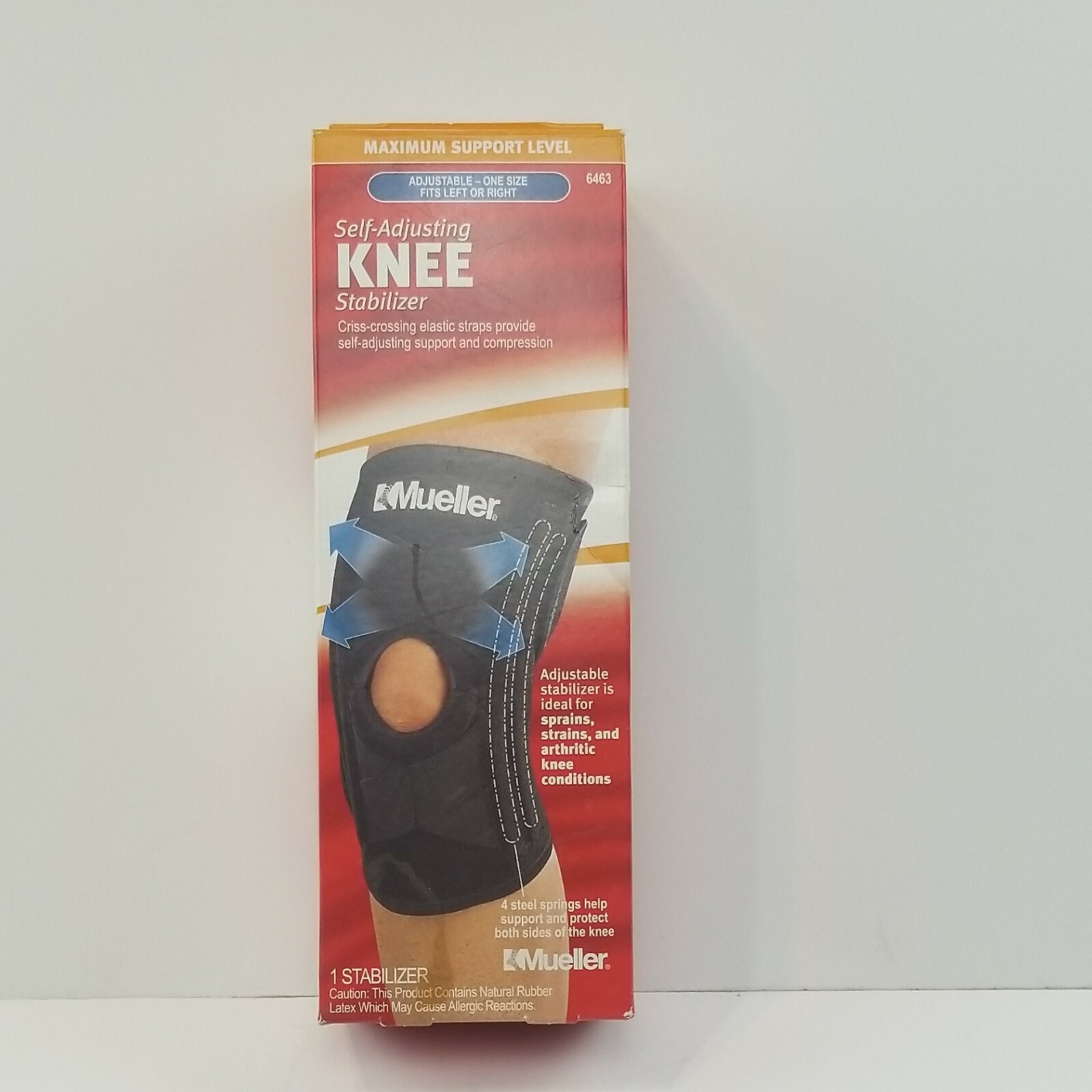 MUELLER Maximum Support Self-Adjusting Knee Stabilizer #6463 Right Or Left Knee