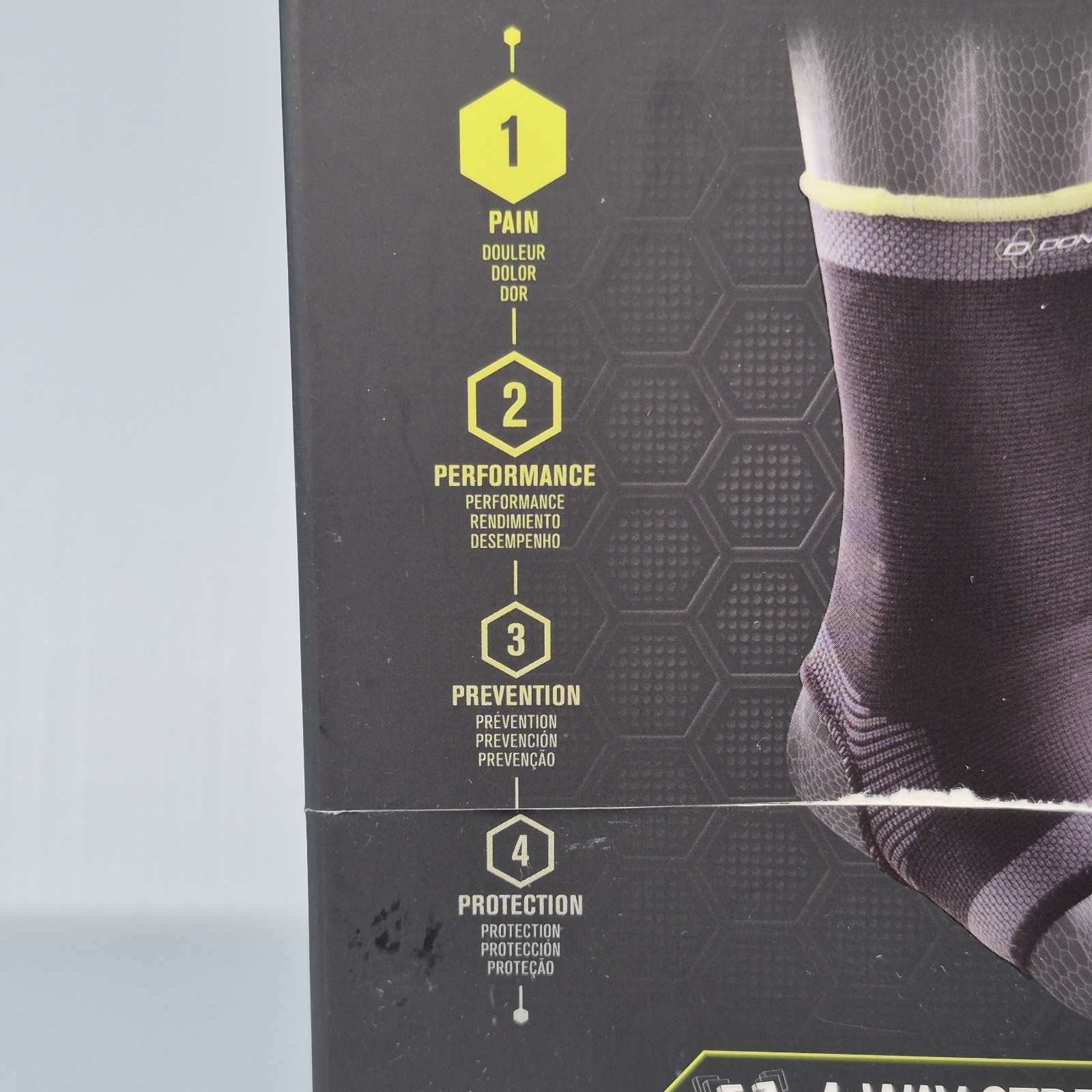 DonJoy Performance Ankle 4 Way Stretch Sleeve Stabilizer Size S New