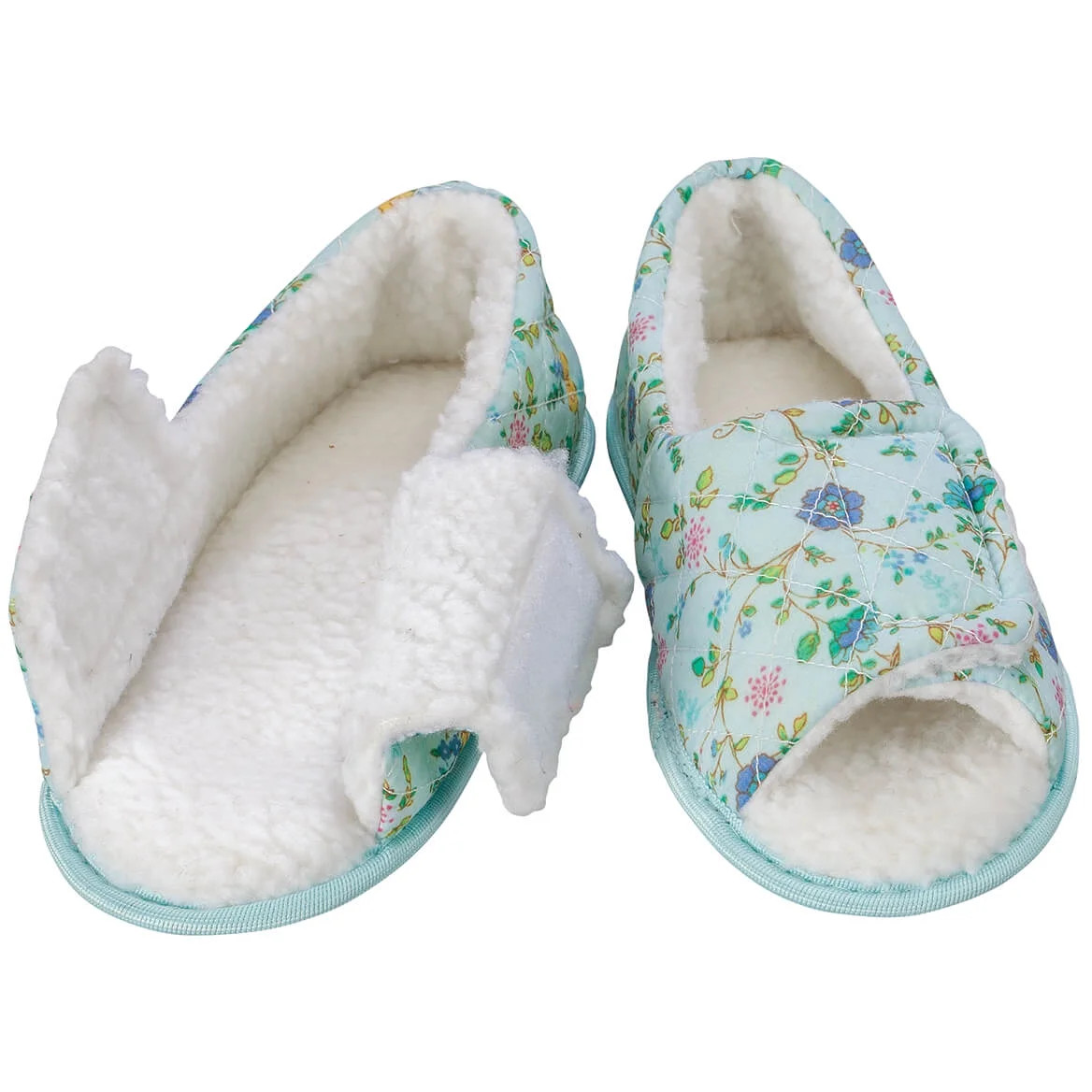 Rose Health Care Open Toe Edema Slippers for Women Navy Blue, Large 8.5 – 9.5 Wo