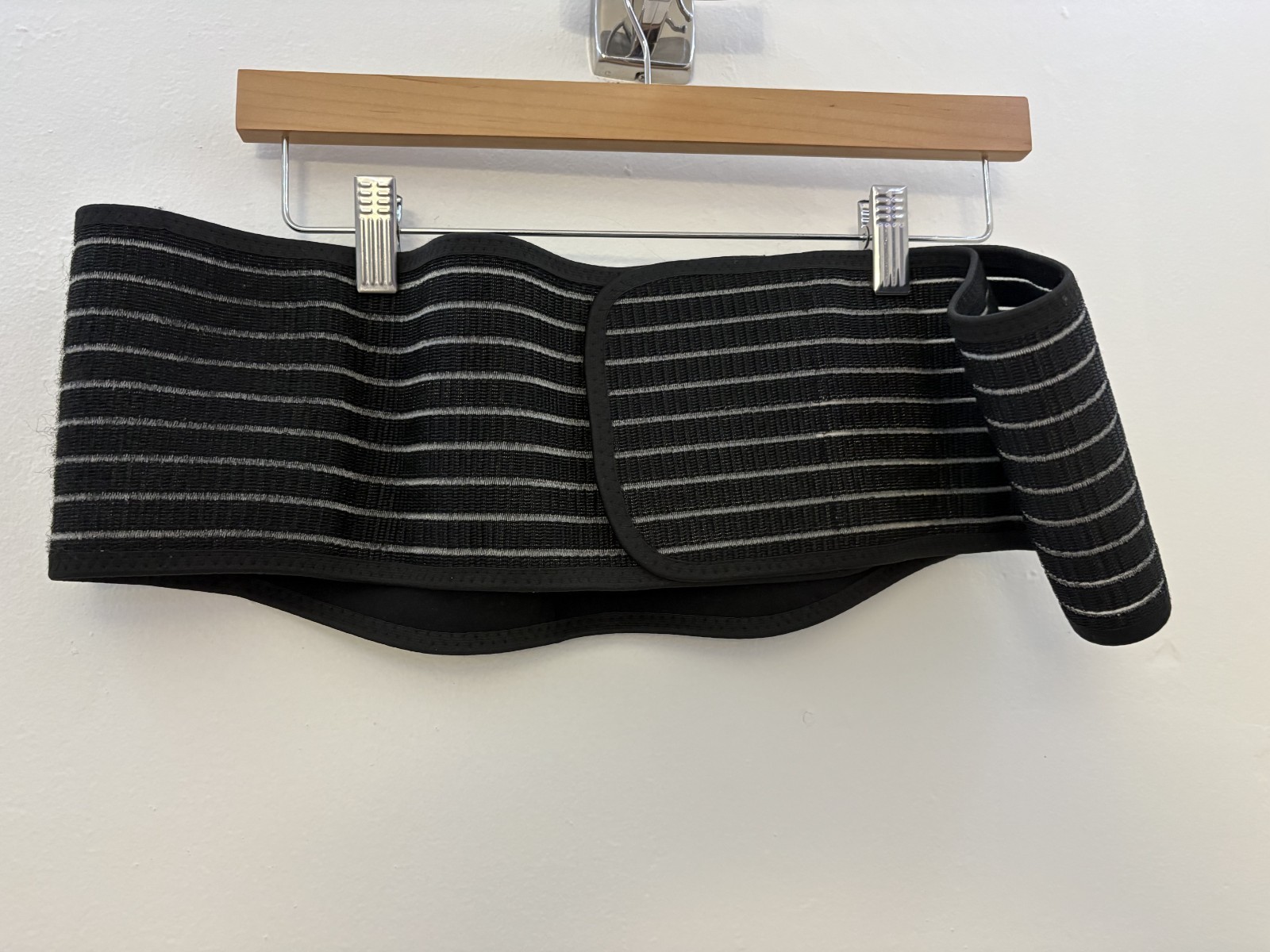 ChongErfei Black Maternity Belly Band Pregnancy Support Belt Back Brace One Size