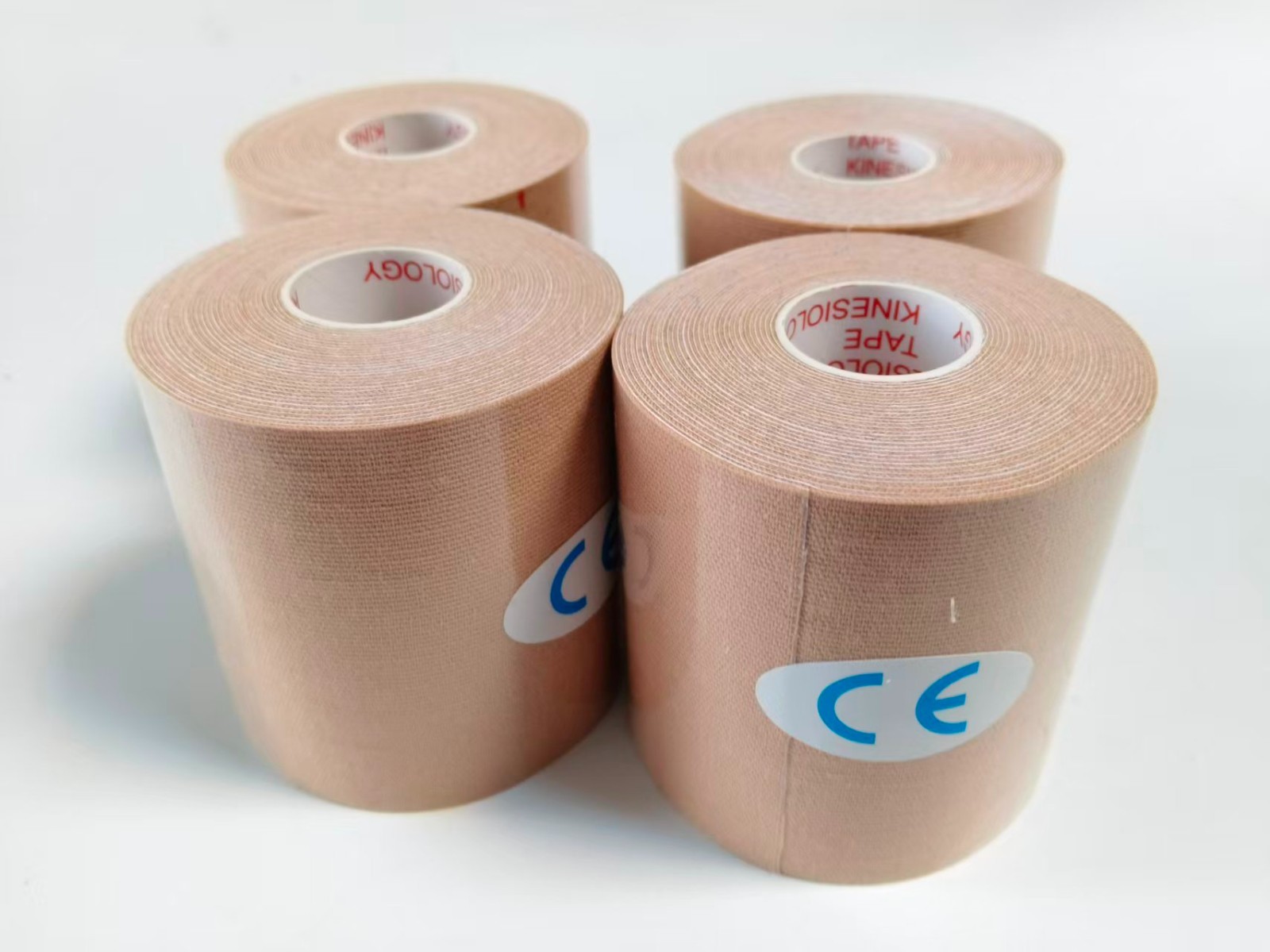 7.5cm*5m Kinesiology Tape Elastic Sports Tape Muscle Pain Relief 4 Rolls/box