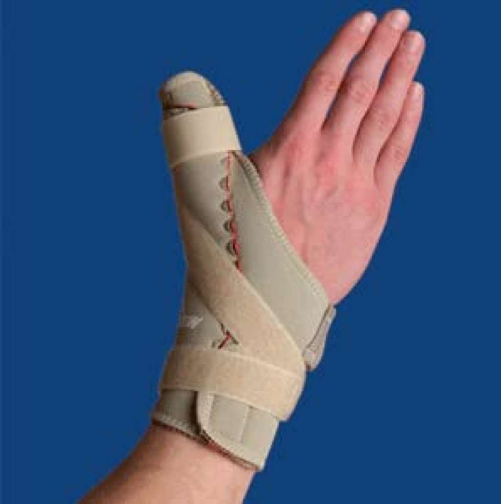 Thermoskin Thumb Support, Thumb Spica, Beige, Left, XX-Large, New