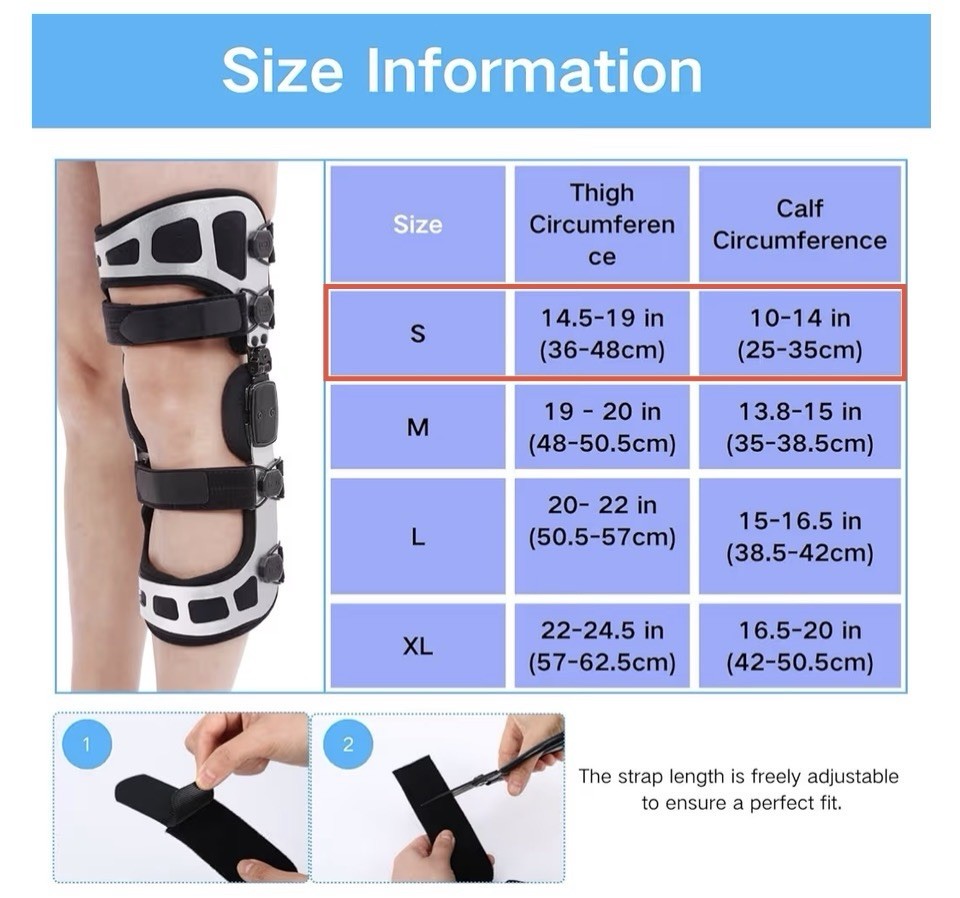 OA Unloader Knee Brace, Double Upright Unloader Knee Brace – Right, Size Small