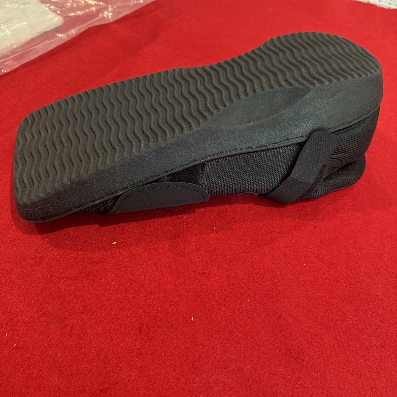 VIVE Squared Toe Post Op Shoe Large Black Surgical Boot
