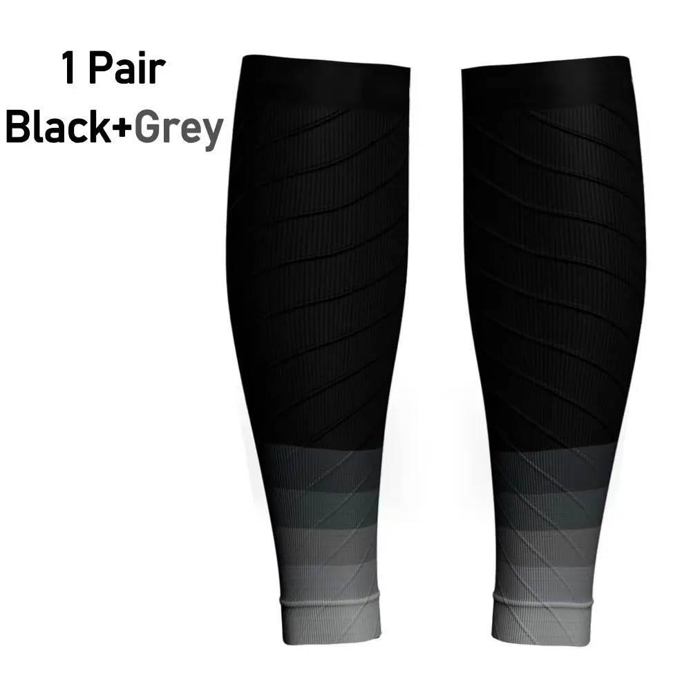 Calf Sleeves Leg Support Compression Socks Running Shin Splint Varicose Vein