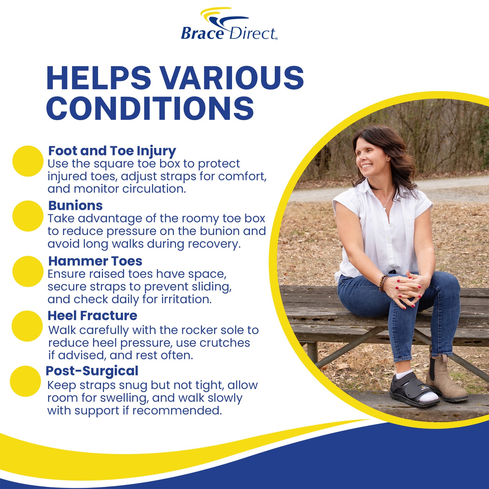 Deluxe Post Op Recovery Shoe- Adjustable Medical Walking Shoe Post Surgery