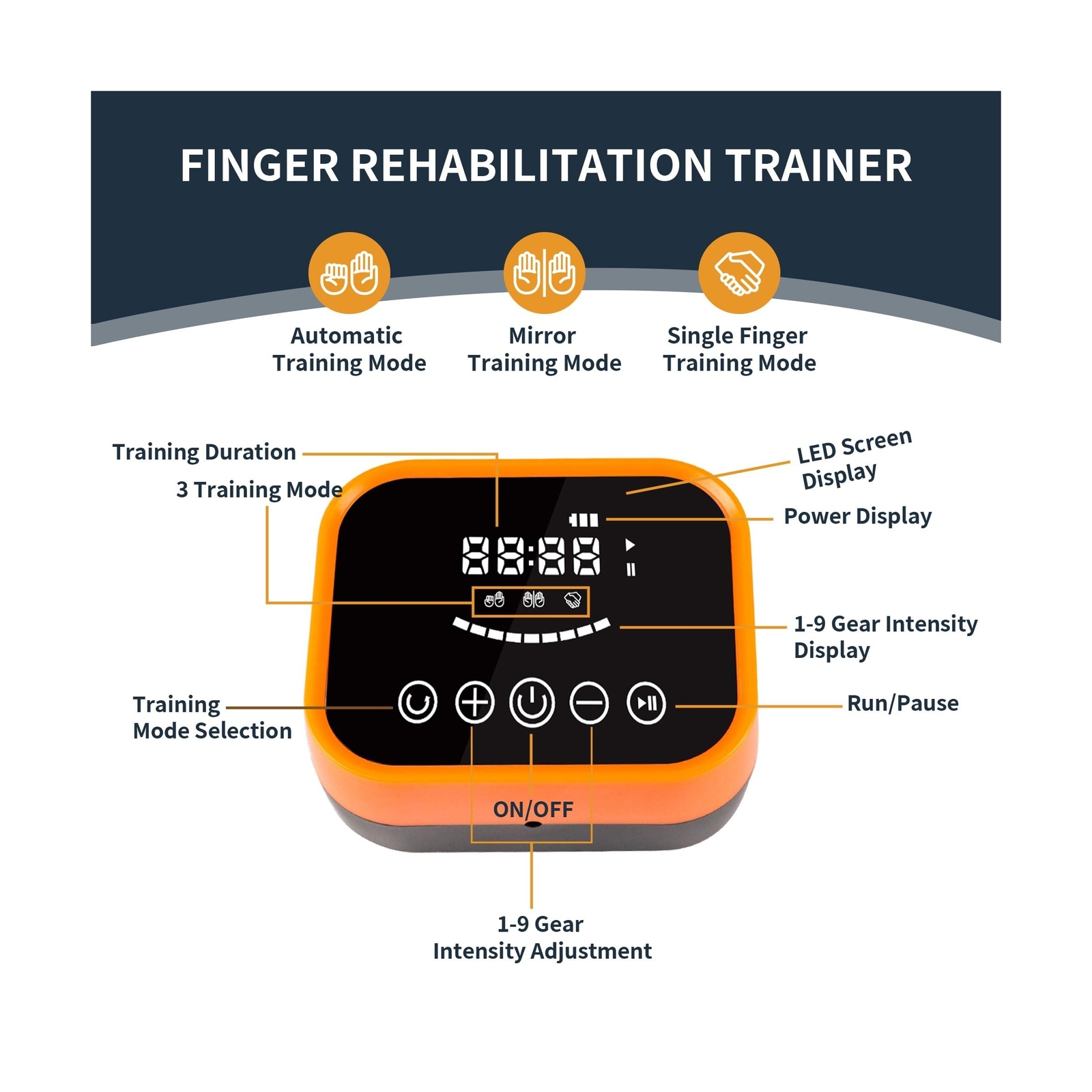 Rehabilitation Robot Gloves Equipment For Stroke Recovery, Hand Strength Exer…