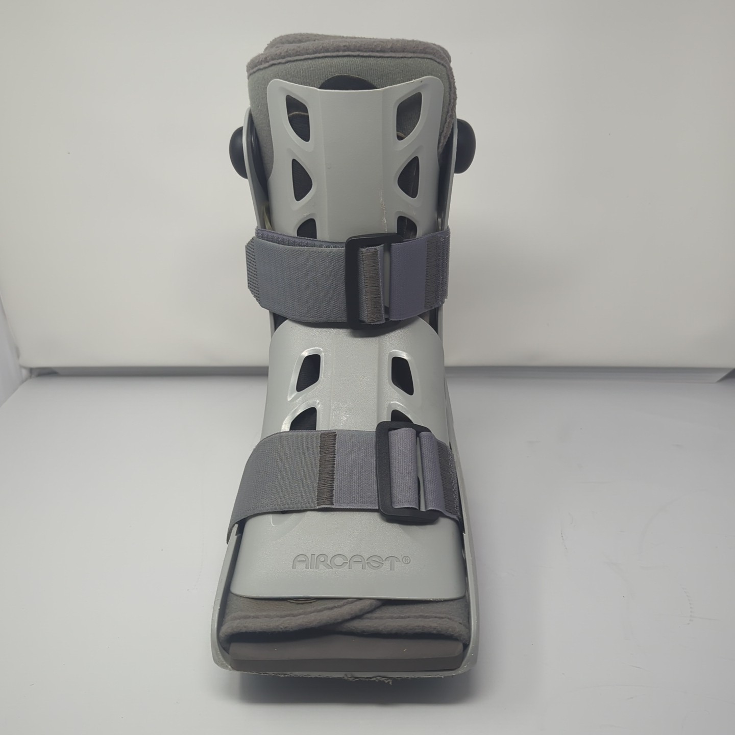 Aircast AirSelect Short Walking Boot Large Walker Brace Foot Fracture Ankle Gray