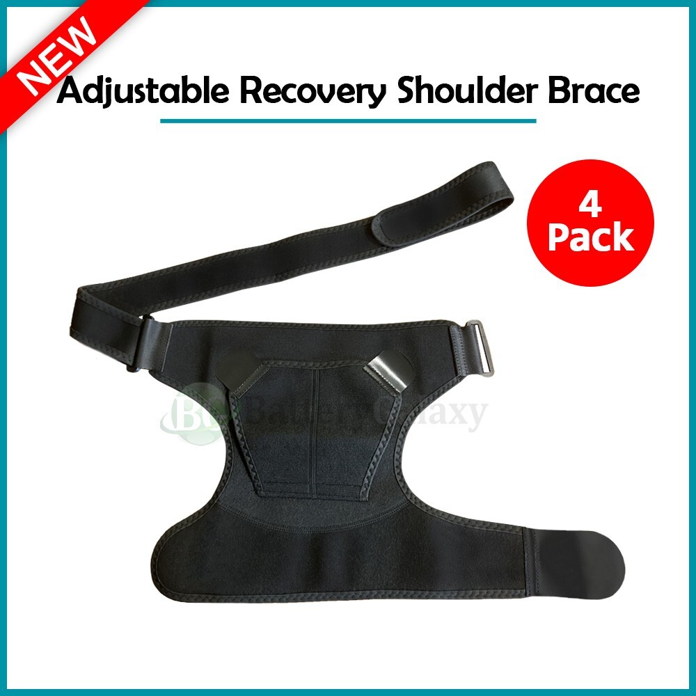 4X Shoulder Brace Rotator Cuff Pain Relief Support Adjustable Belt Sleeve Sprain