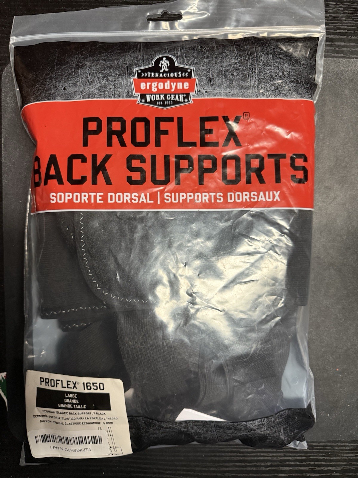 ProFlex 1650 Back Support Belt, 7.5″ Elastic, Adjustable, Removeable Straps, …