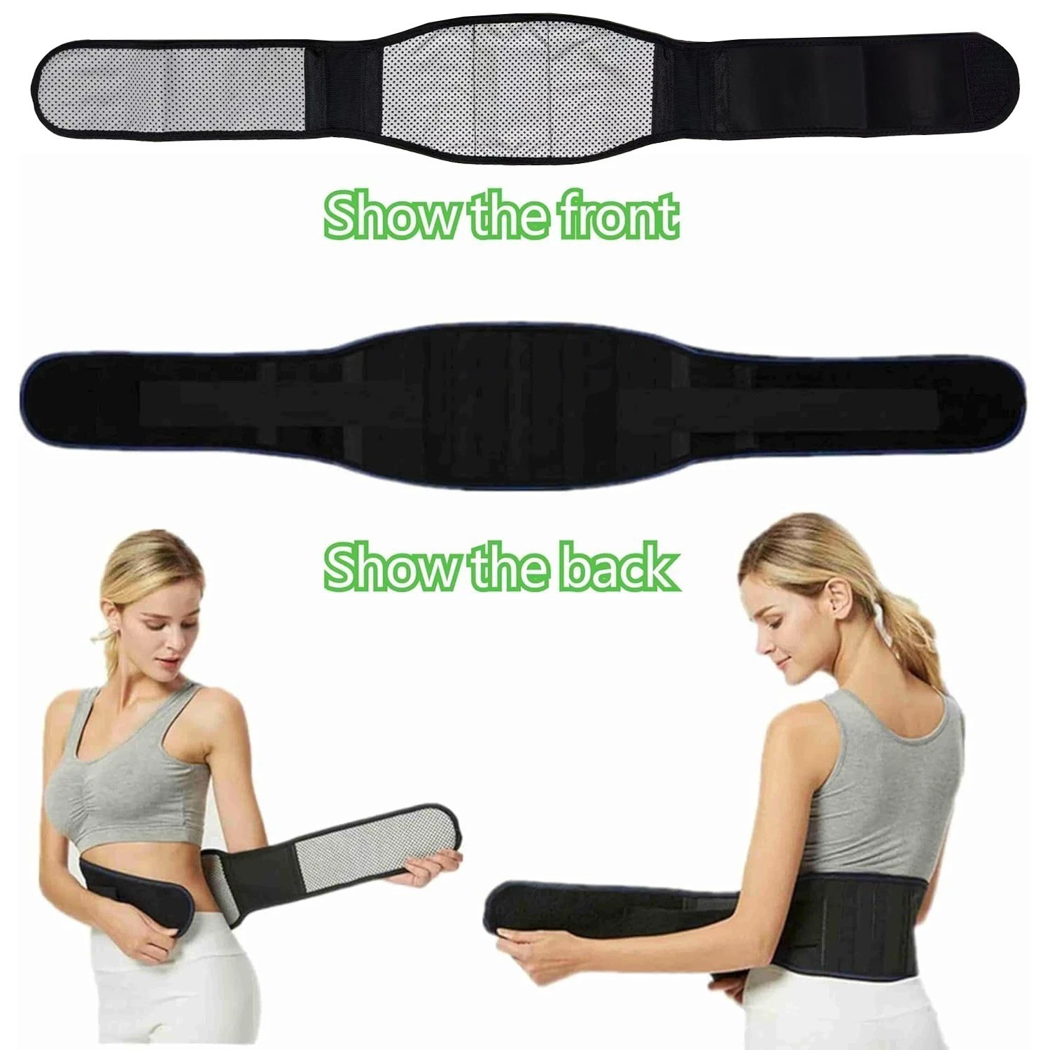Adjustable Lower Back Brace Lumbar Support Waist Belt For Men Women Pain Relief