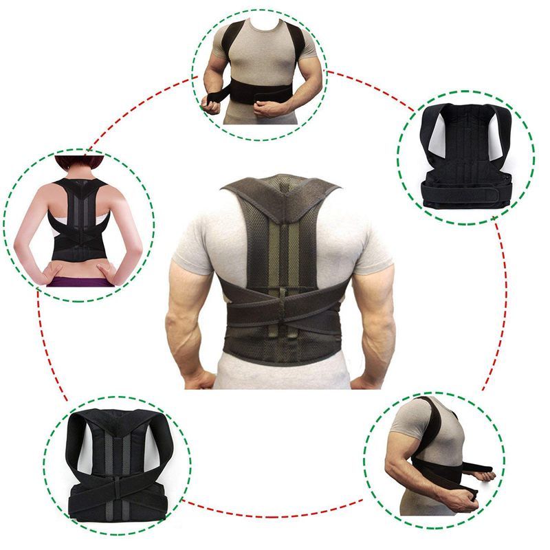 Back&Lumbar Support Brace-Improve Posture & Relieve Lower Thoracic, Spine Pain
