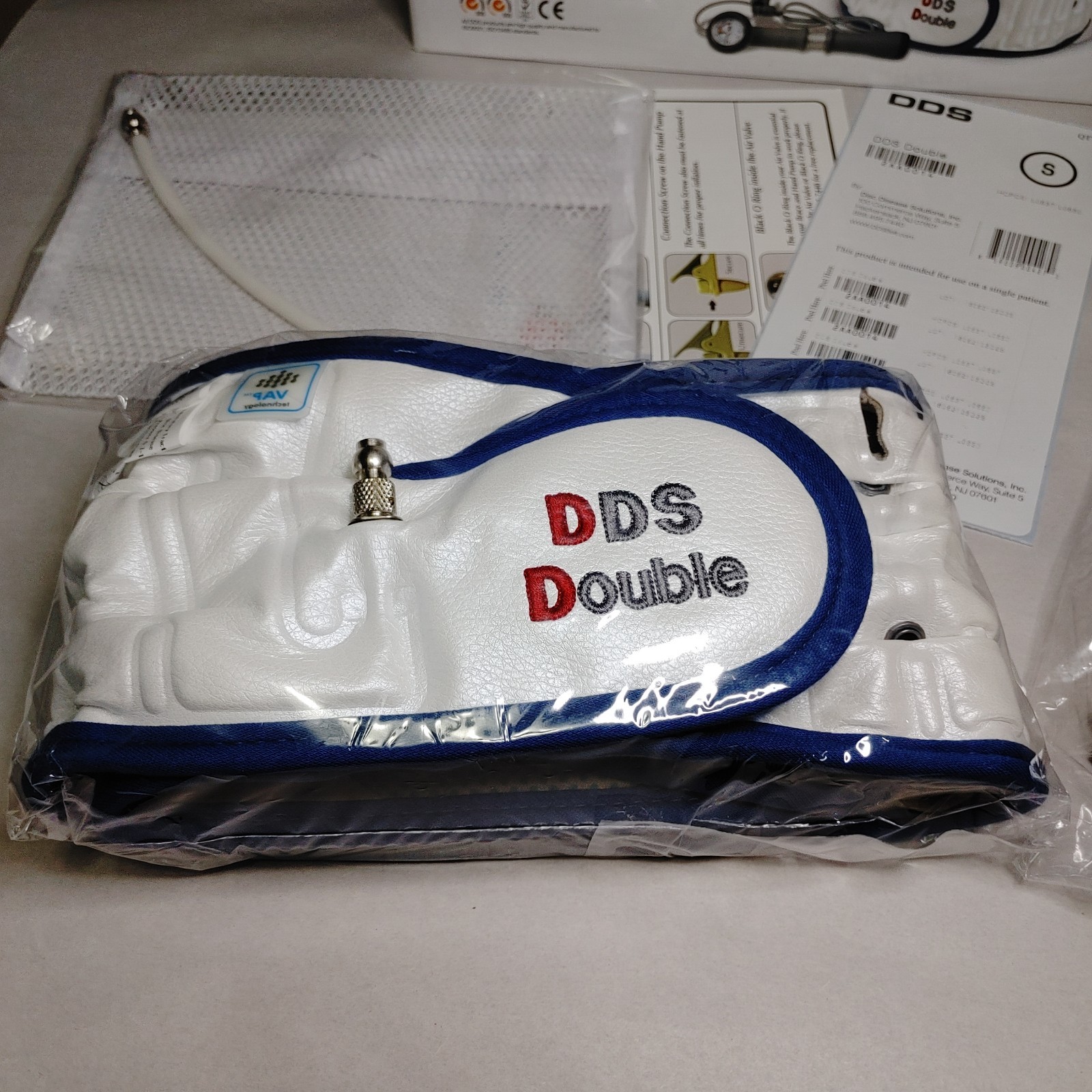 DDS DOUBLE Disc Disease Solutions Back Brace Size Small Spinal Air Decompression