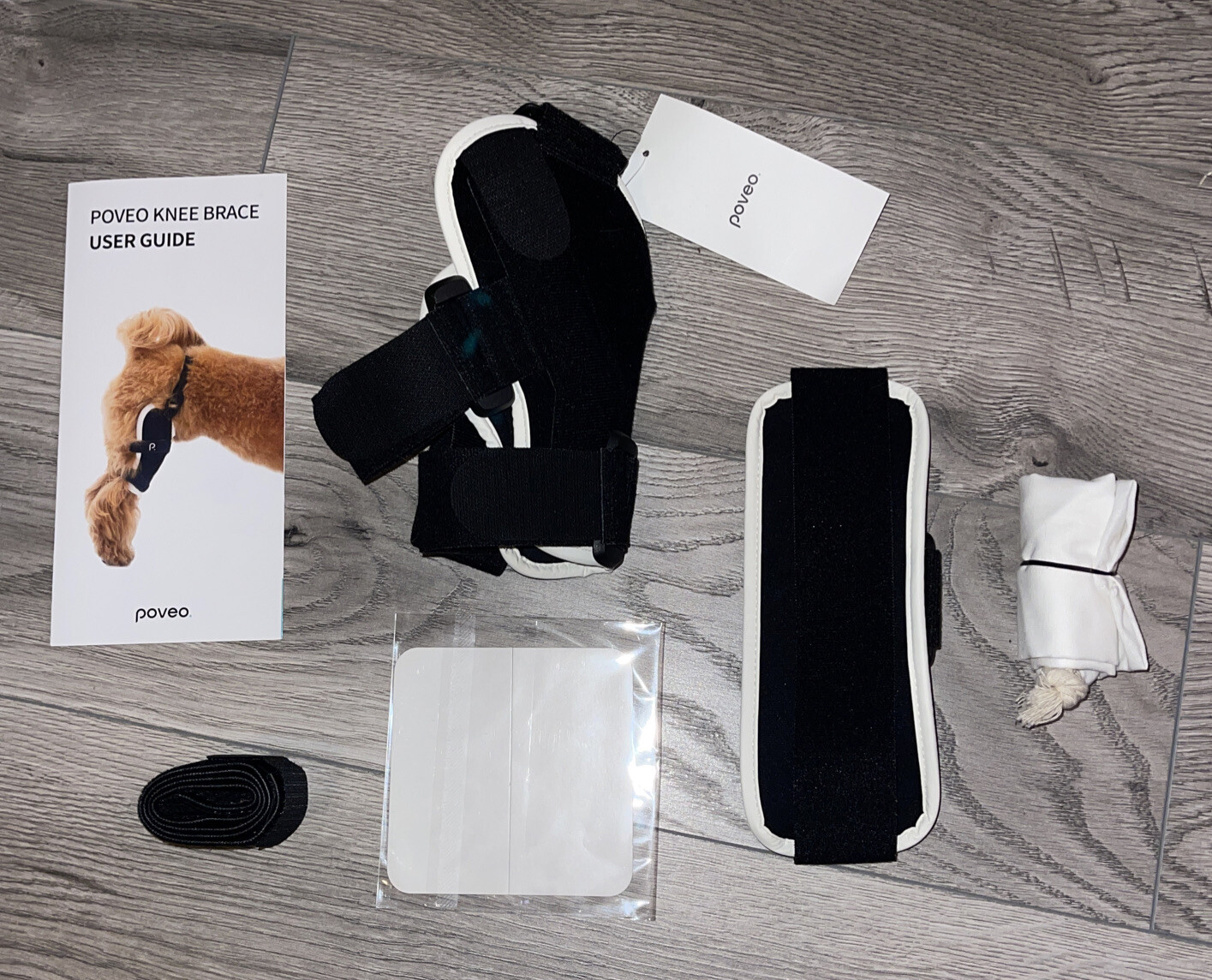 Poveo Orthopedic Dog Knee Brace Right Leg 2XL 40-55 Weight. Open Box/New