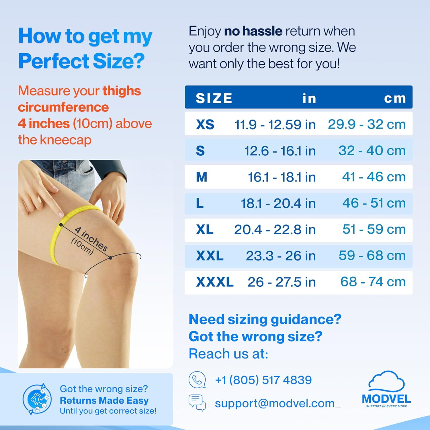 2 Pack Knee Brace for Women & Men – Workout Knees Compression Sleeve for Knee Pa