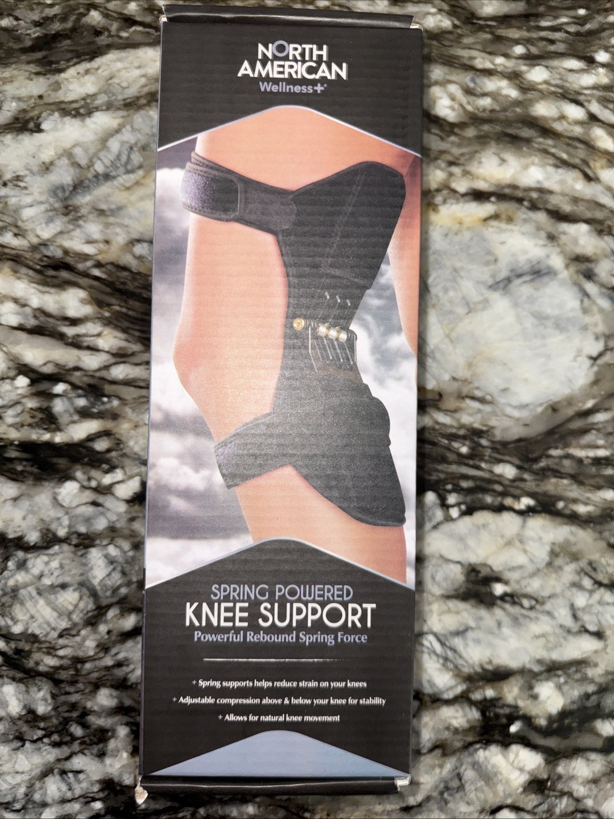 North American Wellness Spring Powered Knee Support – Model:JB8431