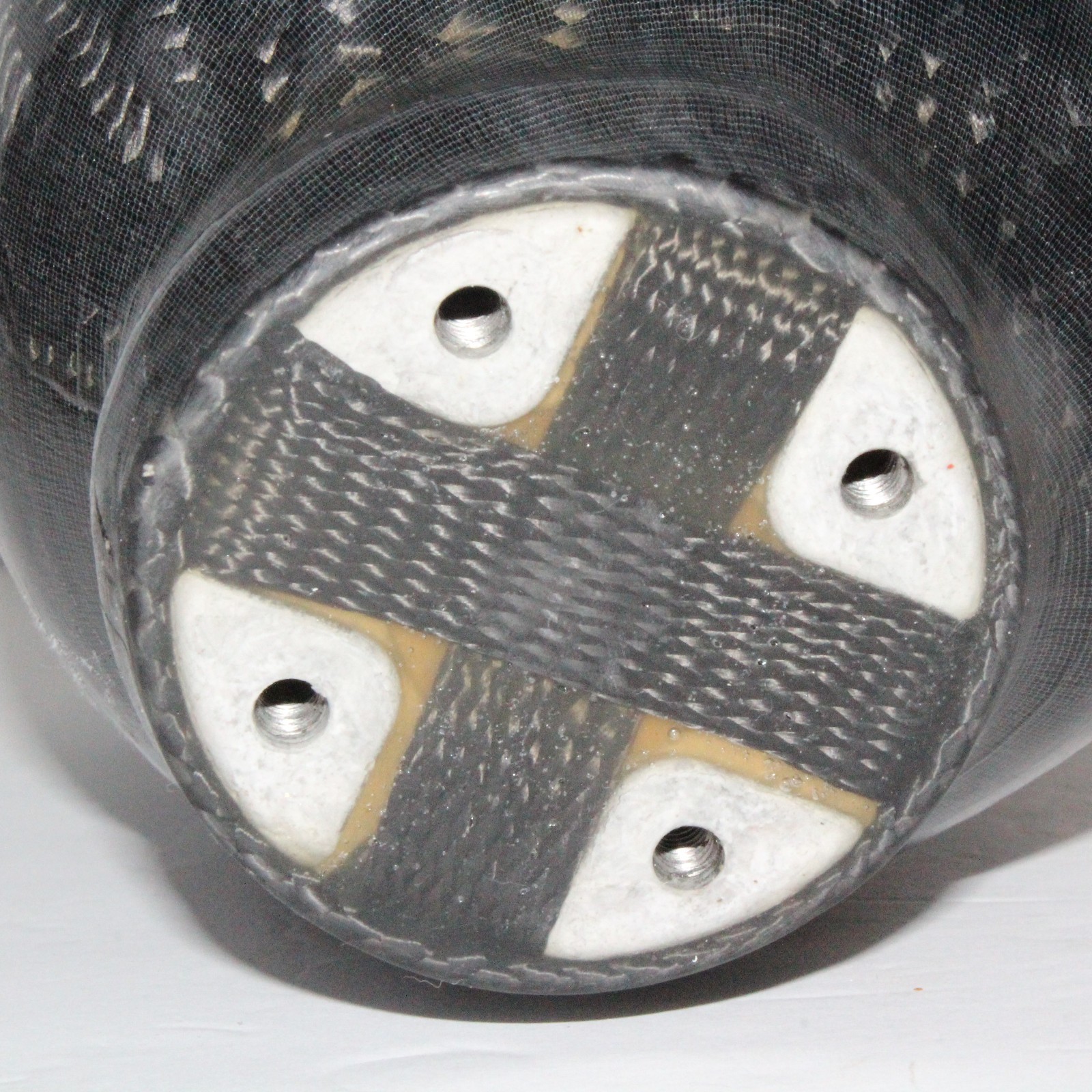 VERY CLEAN BELOW-KNEE CARBON FIBER PROSTHETIC LEFT SOCKET w/ FOAM COMFORT INSERT